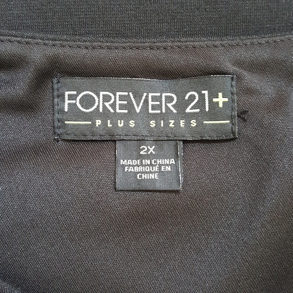 NWOT Forever 21 One Shoulder Stripe Dress 2X - Picture 6 of 7